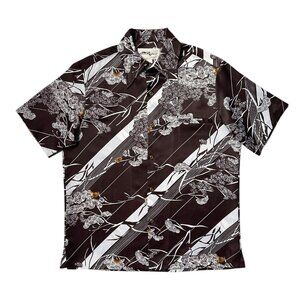 70s Vintage Hawaiian Shirt Tori Richard Honolulu Pointed Dagger Collar Buttonup.